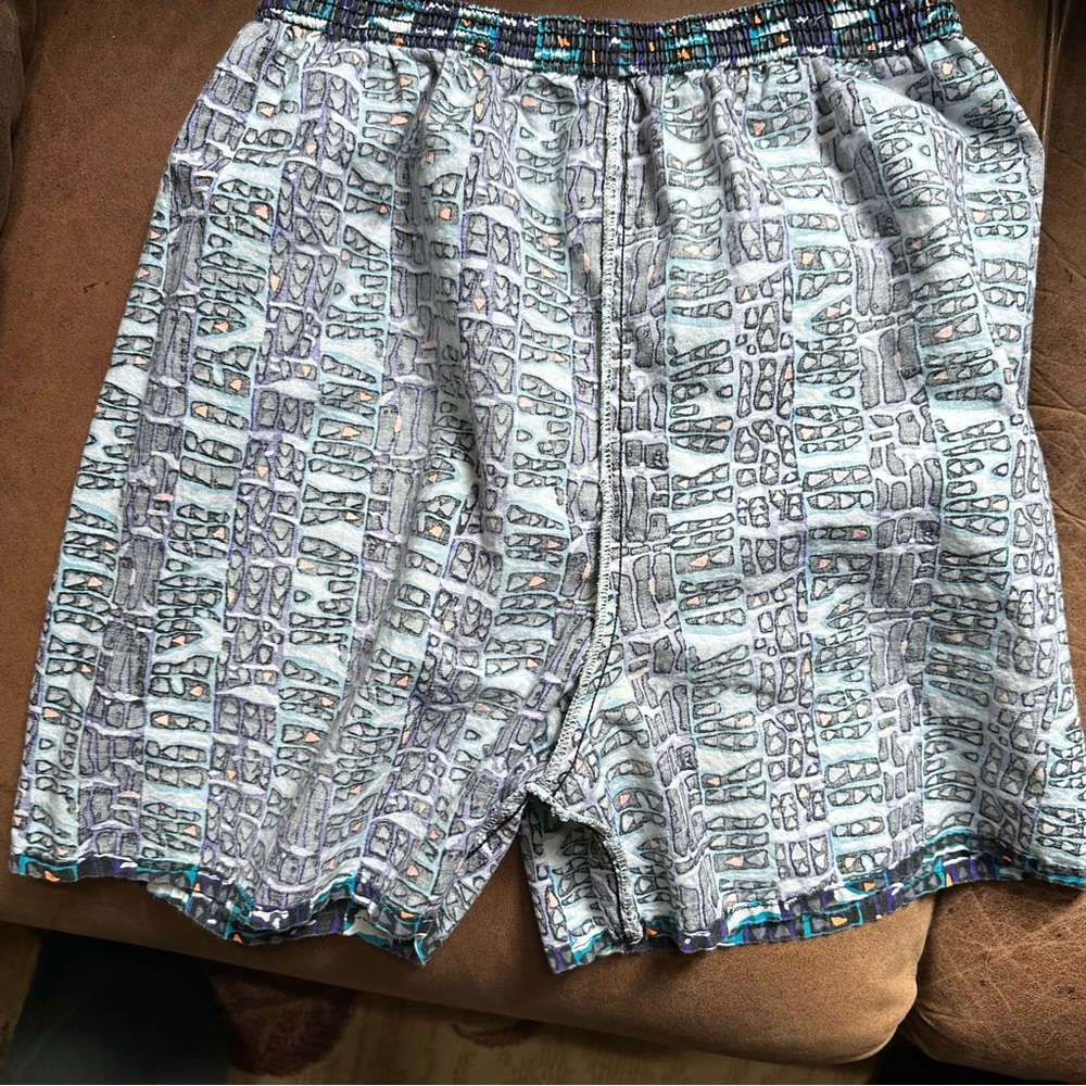 Vtg Y2k Key Elements Abstract Pattern Men's Cotto… - image 4